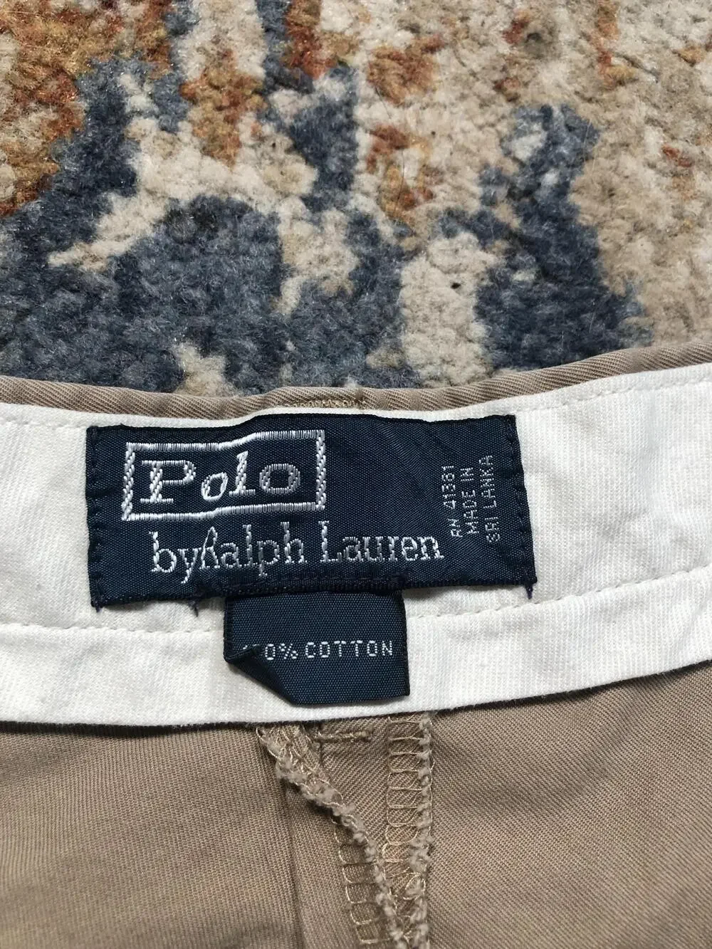 Polo Ralph Lauren Shorts Mens 34 Beige Classic Fit Chino 10 Inseam Casual Summer